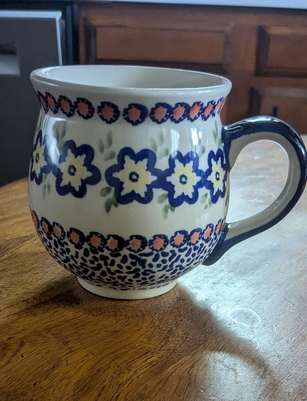 Polish Pottery Bubble Mug 16oz